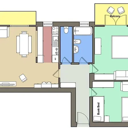 Location Walk To Lift Sleeps 5